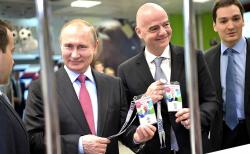 The President of Russia Vladimir Putin has received a FAN ID
