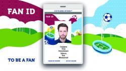 Russia has Presented a new FAN ID Design for the 2018 FIFA World Cup